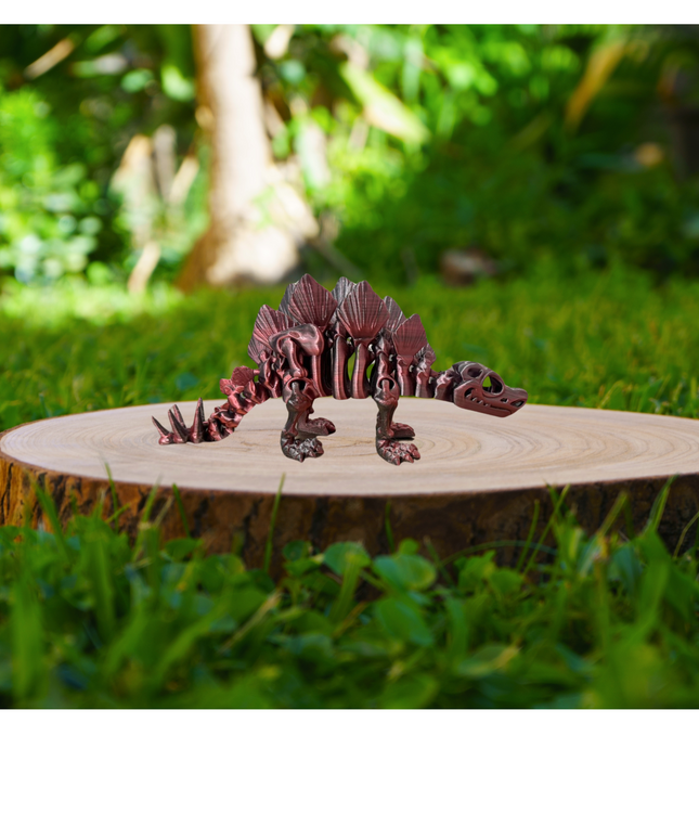 Estegosaurio Articulado 17 cm | HUNNER