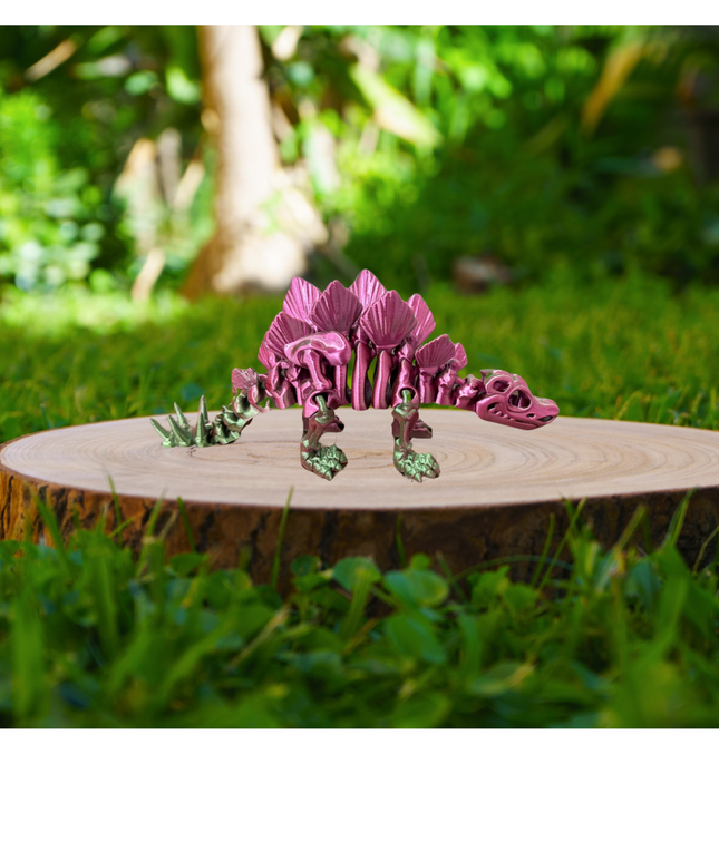 Estegosaurio Articulado 17 cm | HUNNER