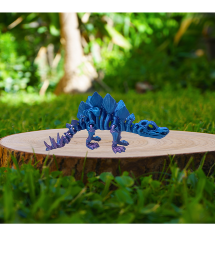 Estegosaurio Articulado 17 cm | HUNNER
