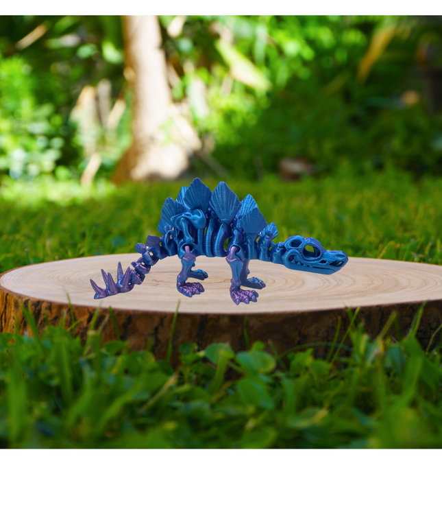 Estegosaurio Articulado 17 cm | HUNNER