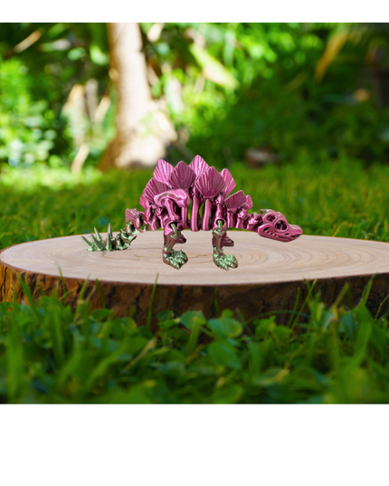 Estegosaurio Articulado 17 cm | HUNNER