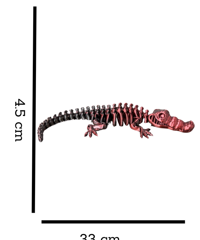 Cocodrilo Articulado 22 cm | HUNNER