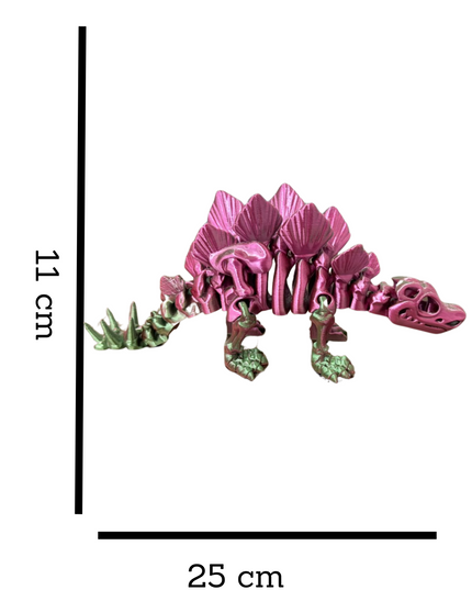 Estegosaurio Articulado 17 cm | HUNNER