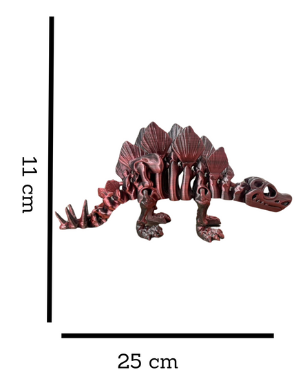 Estegosaurio Articulado 17 cm | HUNNER