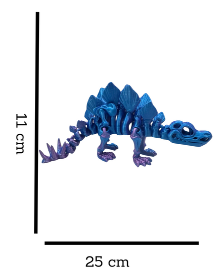 Estegosaurio Articulado 17 cm | HUNNER