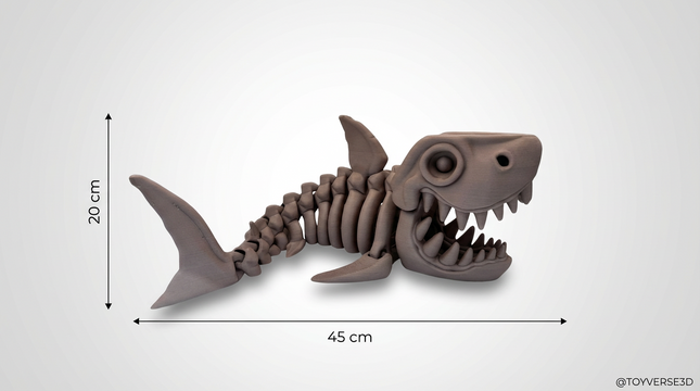 Megalodón Grande Articulado 30 cm | HUNNER