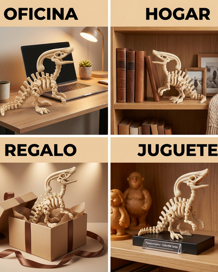 Parasaurolophus Articulado 18 cm | HUNNER