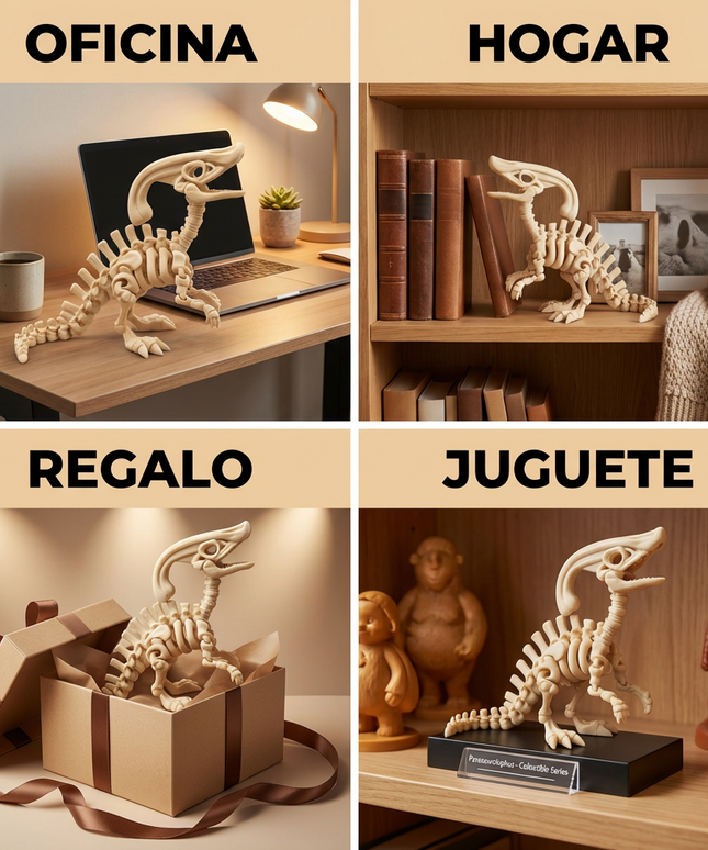 Parasaurolophus Articulado 18 cm | HUNNER