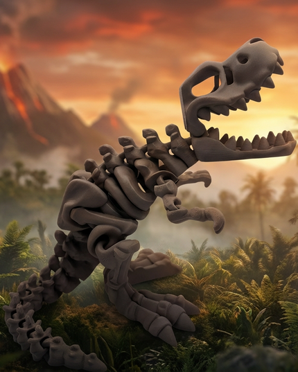 T-Rex Grande Articulado 30 cm | HUNNER