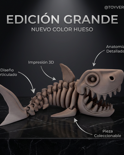 Megalodón Grande Articulado 30 cm | HUNNER
