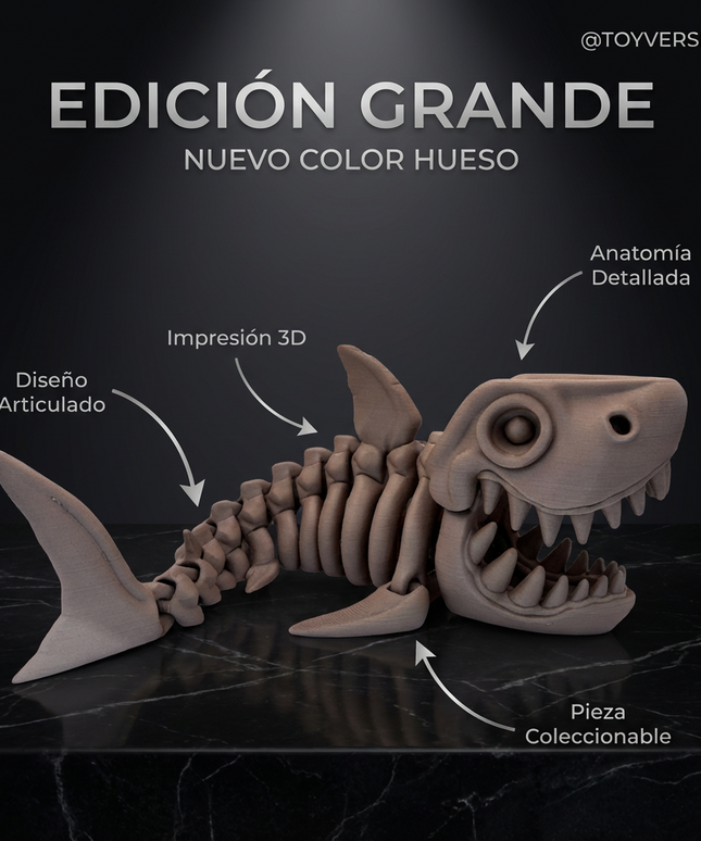 Megalodón Grande Articulado 30 cm | HUNNER