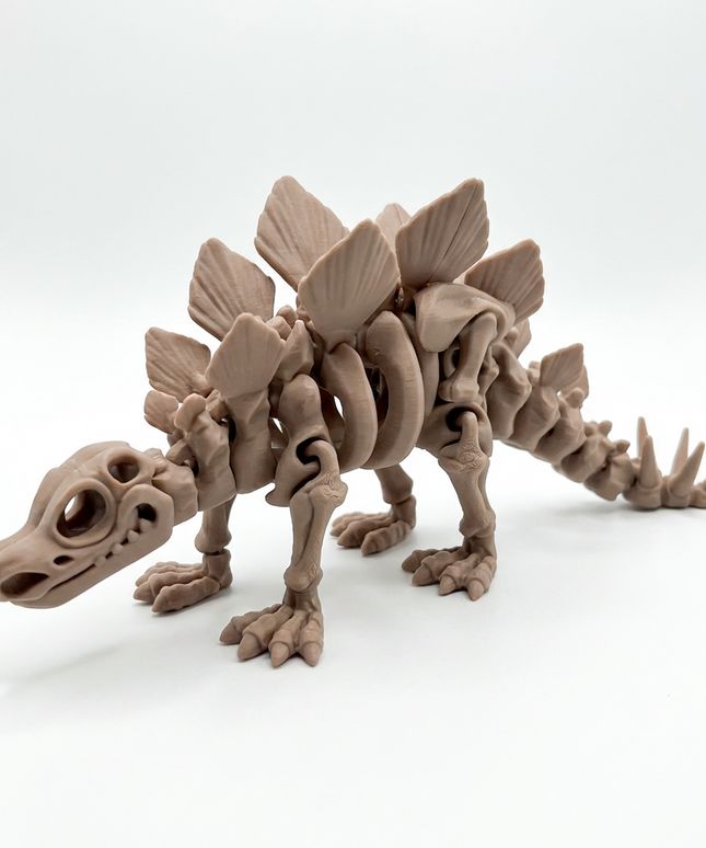 Estegosaurio Articulado 17 cm | HUNNER