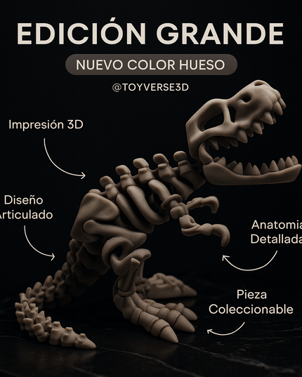 T-Rex Grande Articulado 30 cm | HUNNER