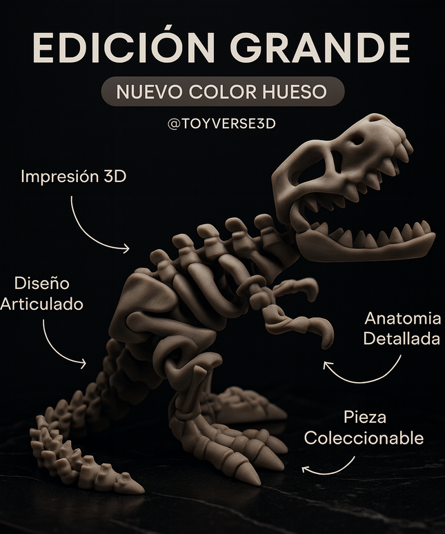 T-Rex Grande Articulado 30 cm | HUNNER