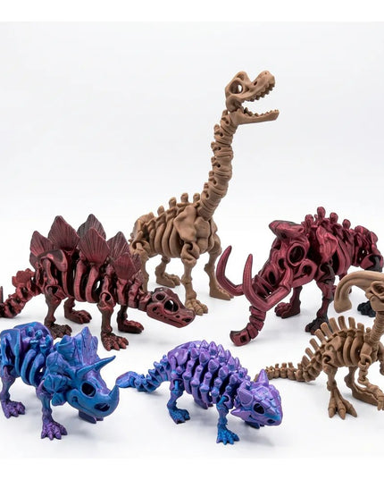 Pack Herbívoros | 6 Figuras Articuladas | HUNNER