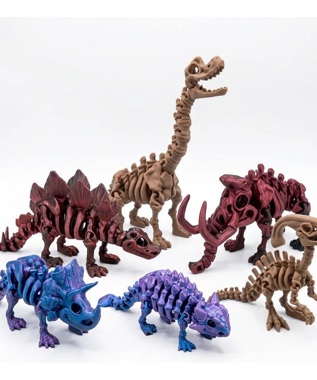Pack Herbívoros | 6 Figuras Articuladas | HUNNER